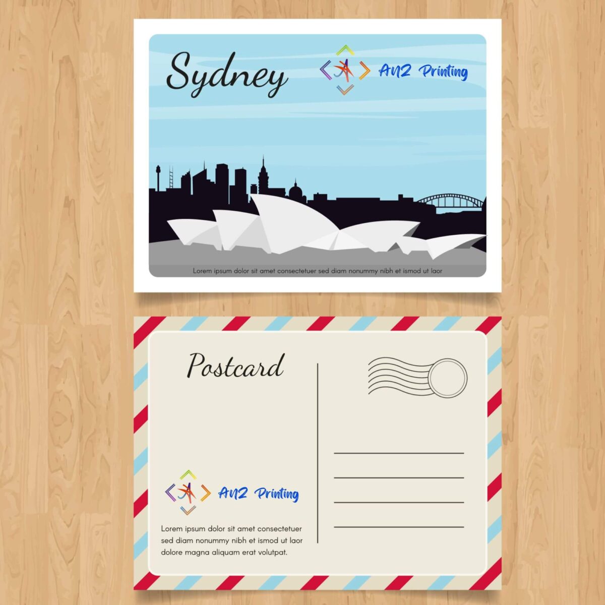 Laminated Postcards